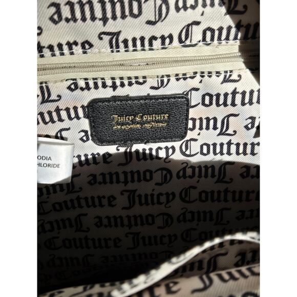 Juicy Couture Gothic Status Black Love Lock Backpack - Picture 4 of 6